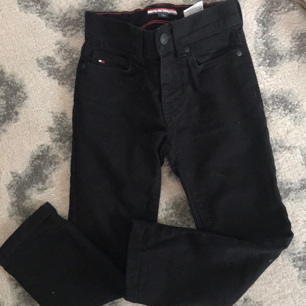 Boys Tommy Hilfiger black jeans